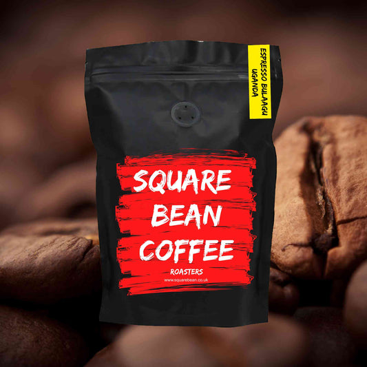 Bag of Uganda Bulaagu coffee from Square Bean Coffee Roasters