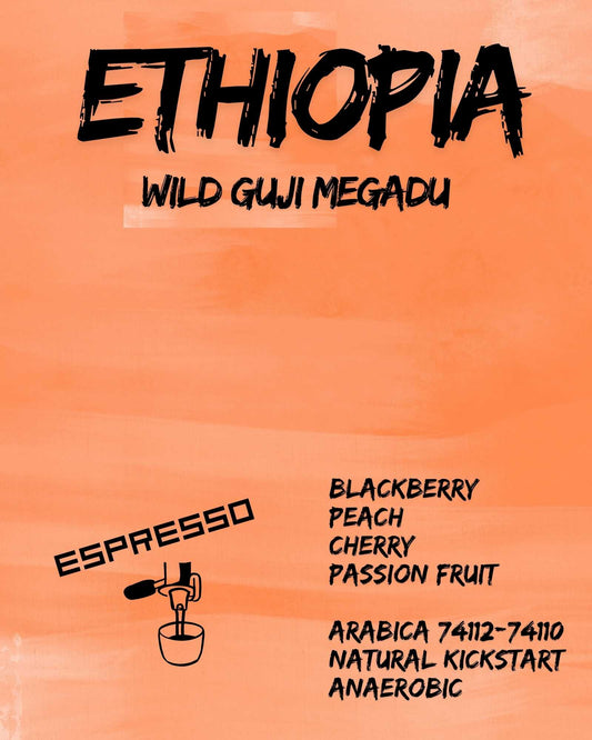 Espresso Ethiopia Wild Guji Megadu Natural