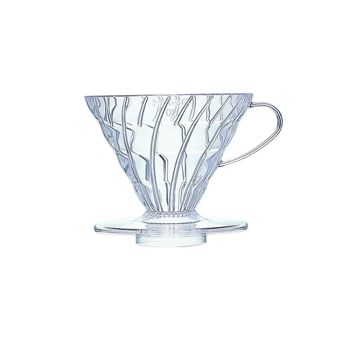 V60 Plastic Dripper with white background